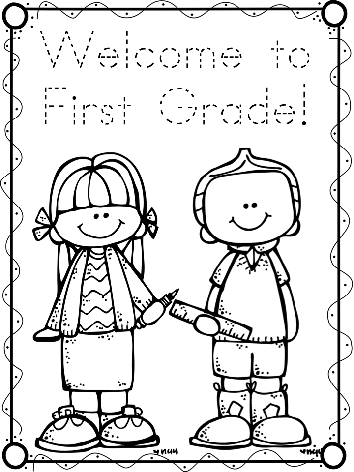 pa 1st grade 1st day coloring pages - photo #21